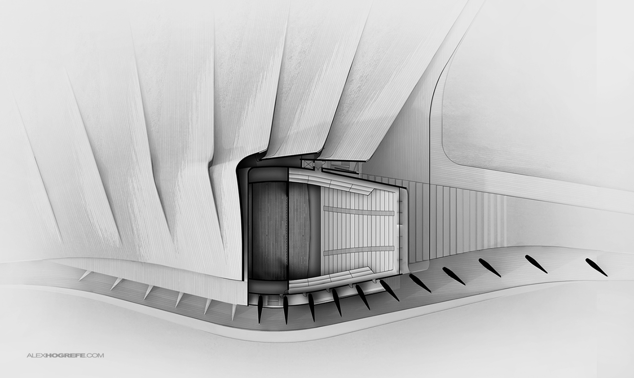 Performance Theater Rendered Plan
